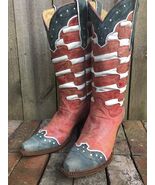 Ladies Corral Boots A2515 ~ USA Flag ~ Red, White & Blue - $285.00