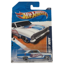 Hot Wheels HW Racing &#39;66 White Chevy Nova Diecast - $6.99