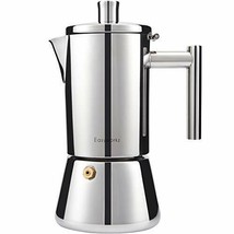 Stovetop Espresso Maker Stainless Steel Italian Coffee Machine Maker Moka Pot - £70.00 GBP