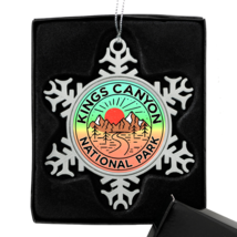  Pewter Christmas Ornament Kings Canyon National Park 3&quot; Metal California - £12.69 GBP