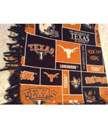 NCAA Texas Longhorns stadium blanket vintage burnt orange black 36 x 60 ... - £36.28 GBP