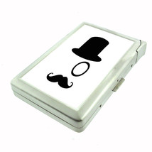 Cool Mustache D4 Cigarette Case with Built in Lighter Metal Wallet - £15.83 GBP
