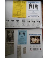 BACKSTREET BOYS 14PC TORONTO 2001 BLACK AND BLUE TOUR 3 FLYERS TICKET ST... - €25,28 EUR