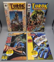 Turok Dinosaur Hunter vol 1 #1, 2, 18, 19 Lot 1993 Valiant comic Foil Co... - $24.18