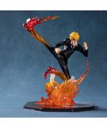 One Piece Action Figure Sanji Sculpture Black Leg Fire Battle Figurine 1... - £24.69 GBP