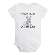 Buying Or Selling Call My Dad Funny Romper Newborn Baby Bodysuits Kids Jumpsuits - £8.33 GBP