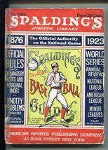 Spalding&#39;s Official Baseball GUIDE-1923-HISTORICAL-STATS-5 X 6 3/4-vg Minus - £121.33 GBP