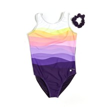 Sky&#39;S The Limit Gymnastics Leotard For Girls, Multicolored Purple Waves ... - £75.17 GBP