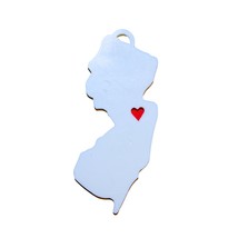 New Jersey State Trenton Heart Ornament Christmas Decor USA PR244-NJ - $4.99