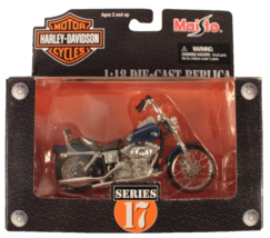 Maisto 1:18 Harley Davidson Series 17 2002 FXDWG Dyna Wide Glide Motorcycle - €9,61 EUR