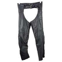 Interstate Leather Classic Originals Motorcycle Leather Chaps Womens siz... - $39.60