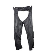 Interstate Leather Classic Originals Motorcycle Leather Chaps Womens siz... - $39.60