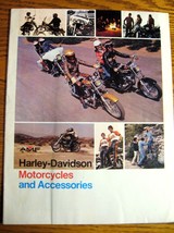 1975 Harley-Davidson Motorcycles Accessory Accessories Brochure, 75 Orig... - $28.71