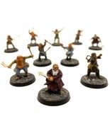 LOTR Escape from Goblin Town 10x Hand Painted Miniature Plastic Dwarf Ho... - £203.77 GBP