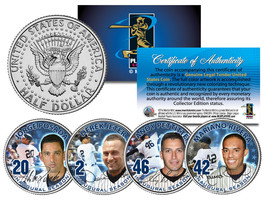 YANKEES CORE FOUR 4-Coin Set JFK Half Dollars US - JETER MARIANO POSADA ... - £16.88 GBP