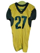 Oregon Ducks Game Used Player Issue Football Jersey #27 Shaw Yellow Y2K ... - $179.33