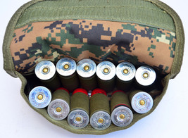 Shotgun Shell holder Tactical MOLLE Equipped Hunting pouch - Digital Woo... - $11.99