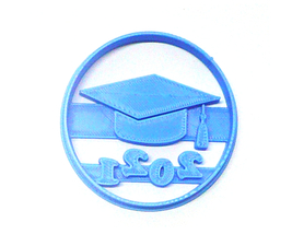 2021 Graduation Cap Tassel Alumni Reunion Cookie Cutter Made In USA PR4720 - £3.15 GBP