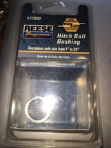 Reese Towpower 72800 Hitch Ball Bushing Reducer Decreases Hole Size 1&quot; t... - £10.68 GBP