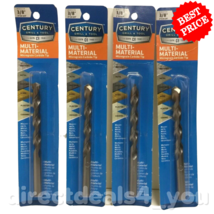 Century Drill &amp; Tool Multi-Material 80224 3/8&quot; Drill Bit Pack Of 4 - £35.77 GBP