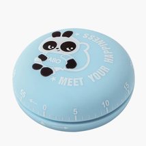 Cartoon Panda Pattern Shape Mechanical Timer 60 Minutes Kitchen Gadget C... - £10.98 GBP