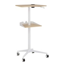 Safco Products 1944NA VUM Pneumatic Height-Adjustable Stand-Up Mobile Laptop Com - £408.05 GBP