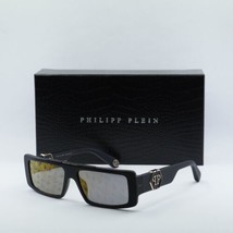 Philipp Plein SPP003M 703L Matt Black/Gold Mirror With Pattern 58-15-145 Sung... - £223.55 GBP
