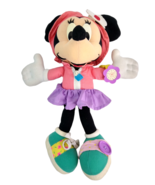 Vtg Minnie Mouse Learn to Dress Me Doll Toy Plush Mattel Arco Disney 12&quot;... - £9.91 GBP