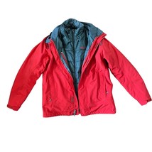 Marmot Bastione Component Jacket 2-in-1 All-Weather Snow Rain Red/Grey Large - $186.65