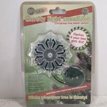 Thirsty  Snowflake Xmas Tree Water Sensor Digital Moisture Detector - $9.89