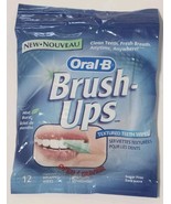 Oral-B Brush-Ups Textures Teeth Wipes Prop Vintage 12 Pack New Discontinued - $6.79