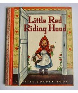 LITTLE RED RIDING HOOD~ Vintage Little Golden Book Elizabeth Orton Jones... - £19.40 GBP