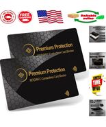 Scam-Proof Gold RFID Cards (Pack of 2) - Sleek Protection for Cards &amp; Pa... - $420.73 MXN