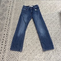 Levis 505 Denim Jeans Boys 10 Slim 23x25 Straight Regular Blue Med Wash ... - $18.80