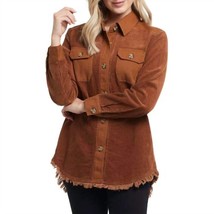 Tribal long sleeve shacket in SEPIA - $71.00