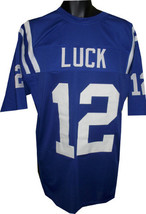 Andrew Luck unsigned Blue Custom Stitched Pro Style Football Jersey XL - £27.05 GBP