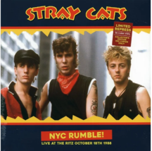 Stray Cats Live At The Ritz LP ~ Ltd Collector&#39;s Ed Clear Vinyl ~ New/Sealed! - £39.17 GBP