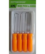 Mini Metal Picks &amp; Hooks 5” Screwdriver Style Square Handles, 4/Pk - $3.95