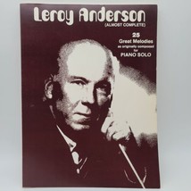 Leroy Anderson 25 Great Melodies Piano Solo by Warner Bros. Inc. - £23.80 GBP