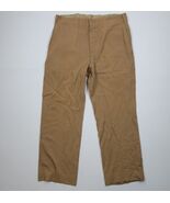 Vintage 50s Rockabilly Mens 38x30 Rayon Gabardine Wide Leg Chino Pants B... - $358.85 CAD