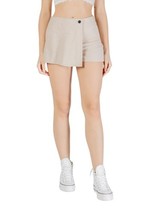 Only Women Short Beige High-Waist Chic Fashion Wrap 2025 Collection - $656.86 MXN