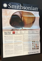 Smithsonian Poster - Gem Stone Tiger's Eye Approx 22X17" - $6.79