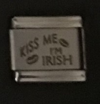 Kiss Me I’m Irish Wholesale Laser Italian Charm Link 9MM L1 - £9.03 GBP