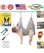 Comfortable Dog Grooming Hammock &amp; Nail Clipper Setup for Stress-Free Gr... - $26.56 CAD