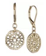 Lonna and Lilly Gold Tone Disc Drop Dangle Earrings - New - $13.79 CAD