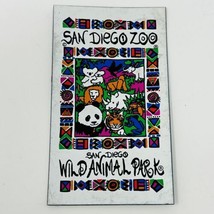 Vintage San Diego Zoo Fridge Magnet Wild Animal Park Souvenir 3.5&quot; x 2&quot; - £9.98 GBP