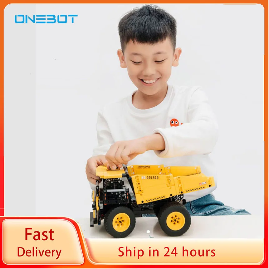 ONEBOT Mine Truck Building Blocks Mechanical Control High Simulation Model Block - £73.03 GBP+