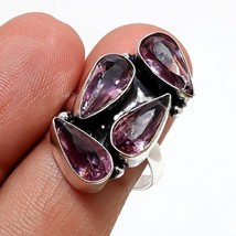 Pink Amethyst Handmade Fashion Ethnic Gifted Ring Jewelry 7.50&quot; SA 6313 - £3.18 GBP