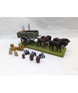 Painted Napoleonic Horse Carriage With Supplies 15MM Miniatures - €19,18 EUR