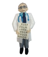 Doctor Fauci Ornament Hand Made Wool Felt Collectible Silk Road Bazaar - $32.46 CAD